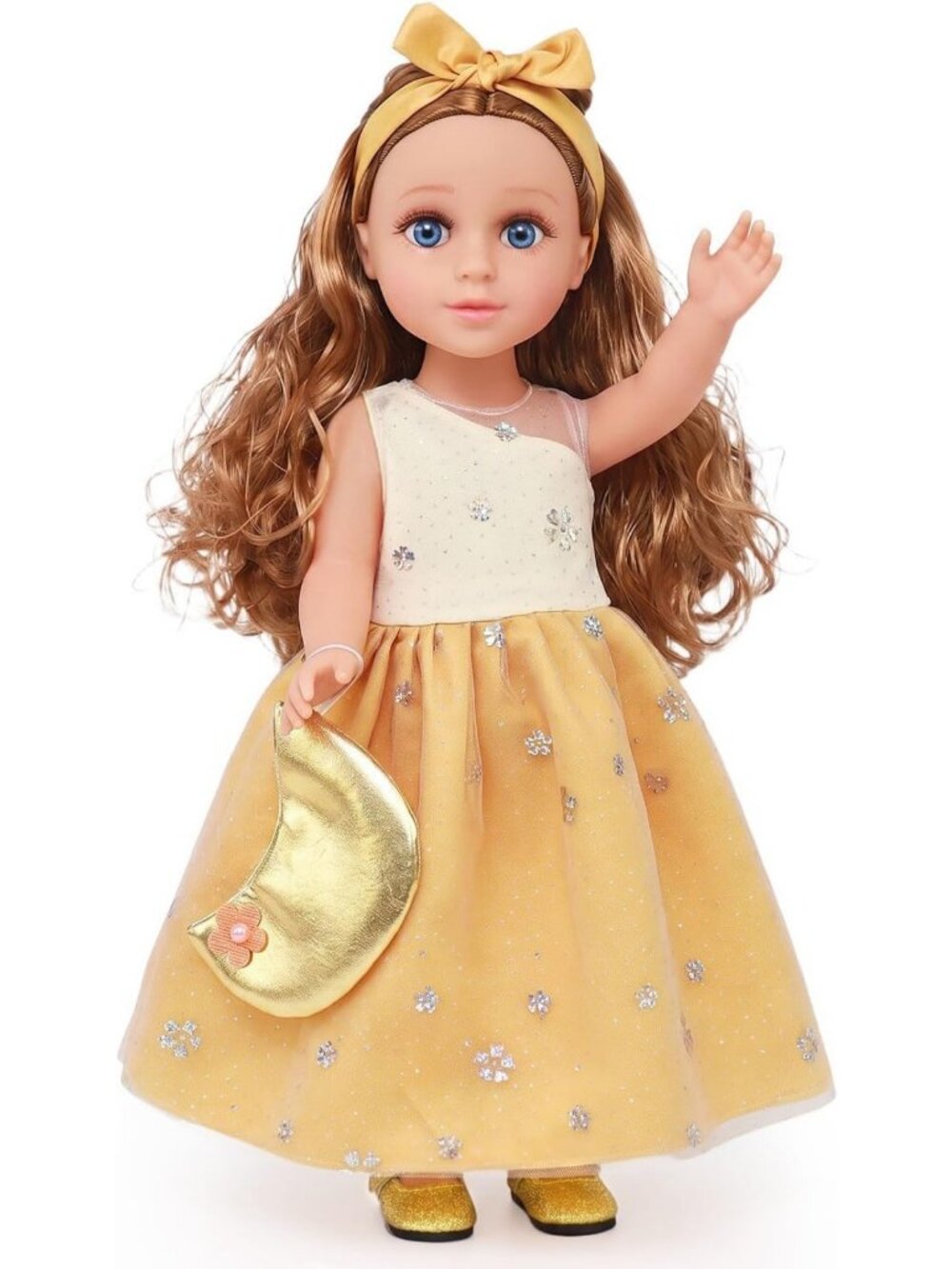 18 Inch Princess Doll Gift Set with Clothes & Accessories - Perfect for Girls!